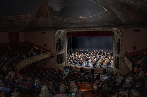 The Portsmouth Symphony Orchestra performs at The Music Hall, March 2026. 