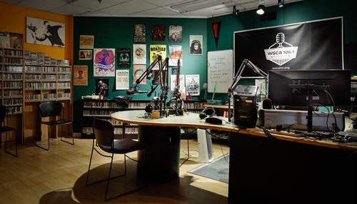 Studio A at WSCA Radio