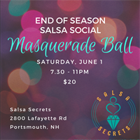 June Salsa Social-Masquerade Ball