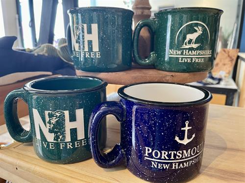 American Crystal - etched campfire mugs