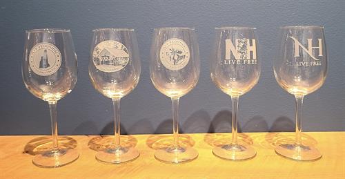 American Crystal - etched glassware - wine, beer, pint, belgium, shot glasses