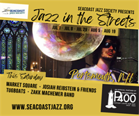 Seacoast Jazz Society presents Jazz in the Streets with Josiah Reibstein Band and Zakk Machemer Band