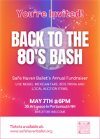 Back to the 80's Bash on May 7!