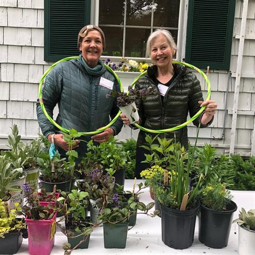 members at a plant sale