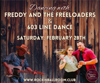 Dancing with Freddy and The Freeloaders & 603 Line Dance