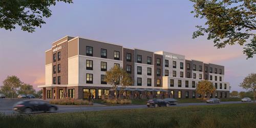 Hotel Rendering from Old Post Rd.