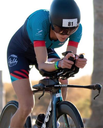 professional athlete, cyclist, runner, swimmer 