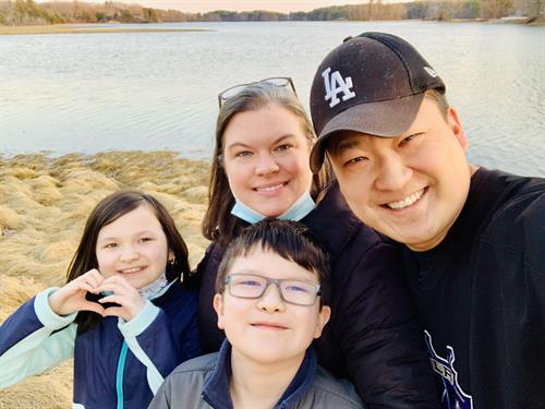 Stevo, Karis (wife), Karis & Judah (Twin Yangs - "Twangs")