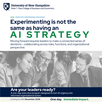 UNH Paul College Announces New Executive Program to Support Organizational AI Strategy