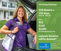 Cornerstone VNA Announces 110 Giving Challenge
