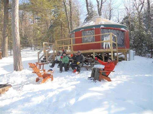 Pleasant Mountain Cabins sit Mountaintop. Pleasant Mountain Cabins sit Mountaintop.
