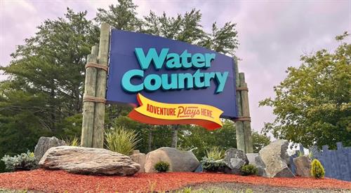Water Country Sign