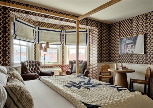 Individually designed guest room