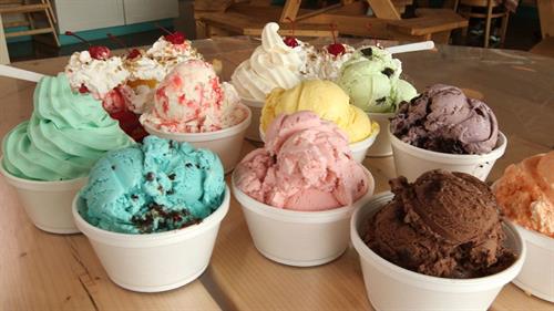 78+ flavors of ice cream