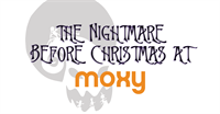 A Nightmare Before Christmas at Moxy