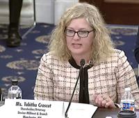 Devine Millimet attorney Tabitha Croscut appears before Senate Small Business Committee