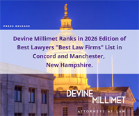 Devine, Millimet & Brance, P.A. recognized as a 2026 Best Law Firm 