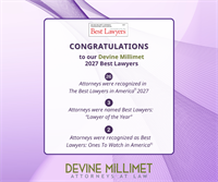Devine, Millimet & Branch, P.A. announces 28 attorneys have been selected 2027 Edition of The Best Lawyers in America®