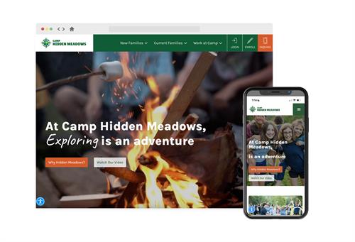 Camp Hidden Meadows Website Redesign