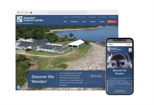 Seacoast Science Center Website Redesign