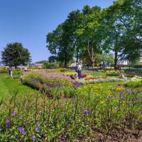 City of Portsmouth NH Parks & Greenery Department offers Free Public Prescott Park Garden Tours on Fridays