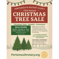 Portsmouth Rotary Club Kicks Off Annual Christmas Tree Sales to Benefit the Local Community