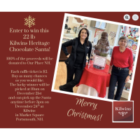 Enter to win a 22lb. Chocolate Santa from Kilwins Portsmouth