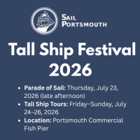 The Sail Portsmouth Tall Ship Festival Returns to Portsmouth with July 23 Parade of Sail