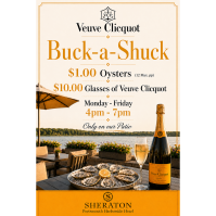 Sheraton Portsmouth Harborside Hotel Launches Patio Buck-a-Shuck Featuring Veuve Clicquot