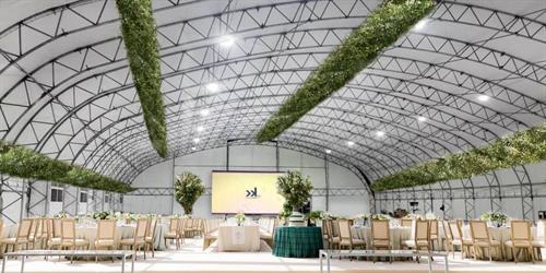 Tent with setting Tent with setting