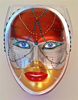 "Lovelight" decorated mask for Jewish Museum of Florida/FIU