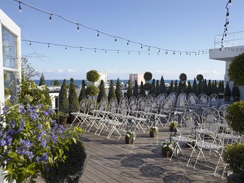 Skyline Deck Wedding Set-Up