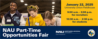 NAU Part-Time Opportunities Fair - Hire Lumberjacks!