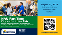 NAU Part-Time Opportunities Fair - Hire Lumberjacks!