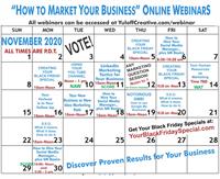 Your November Free Marketing Interactive Webinars