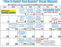 Your December Free Marketing Interactive Webinars
