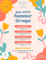 Flagstaff Speech Solutions Speech Summer Camp