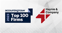 Haynie & Company named Accounting Today Top 100 Firm