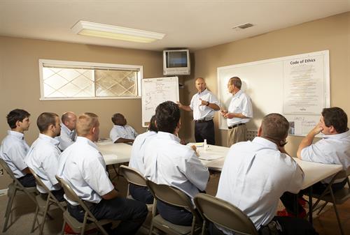 We believe in the best. That's why we spend time training our technicians!