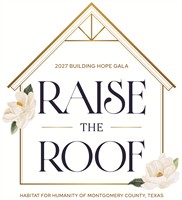 Habitat for Humanity of Montgomery County to “Raise the Roof” at 2027 Building Hope Gala