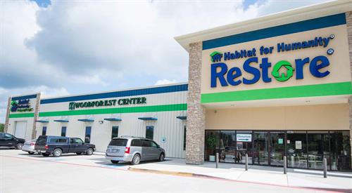The Habitat MCTX ReStore is located at 9407 TX Hwy 242 in Conroe