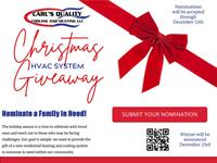 Carl’s AC Christmas HVAC Giveaway
