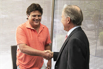 Client Wayne & Attorney Gregg Anderson