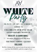 Almost August Anniversary All White Block Party