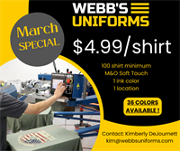 Webb's Uniforms - Spring