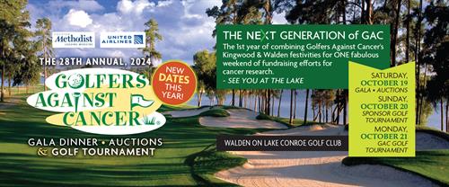 Join us for our 28th Annual National GAC Gala October 19 & Golf Tournament October 21, 2024