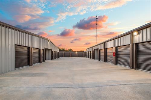aisle of drive-up units