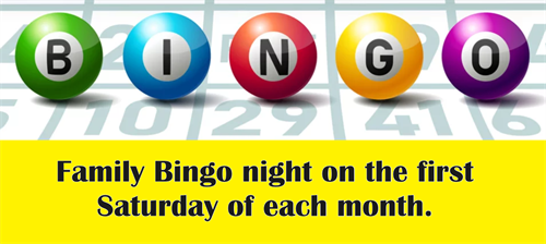 Come to our charity BINGO night.