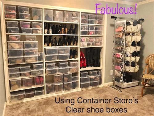 Amazing Organized Shoe Room