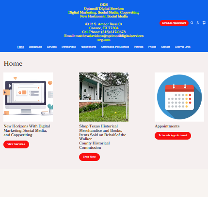 Website Home Page